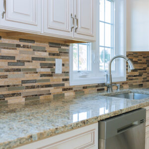 Interior Of Modern Kitchen With All Appliances On Stove Top, Mar